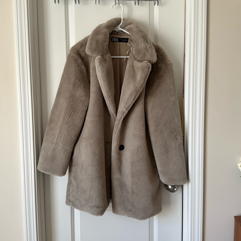 ZARA Fur Coat